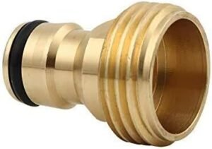 Connecteur rapide tuyau d'arrosage CT 3/4 mâle laiton 2 pcs