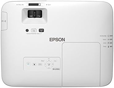 Epson Powerlite 2250u WUXGA LCD HDMIMHL Projector BlackWhite