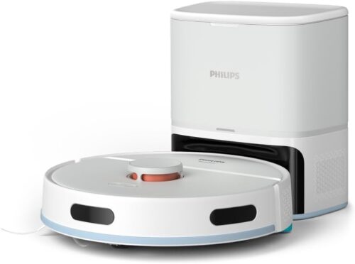 Philips Aspirateur Robot Serie 2000 - Aspiration de 2700 Pa, Navigation Laser, Application Homerun, Station de vidage Automatique, A