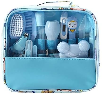 Kit de Soins pour Bebe Moonvvin 13pcs Set Accessoires de Soins de Sante pour Accessoires de Soins de Sante pour Voyage a Domicile,