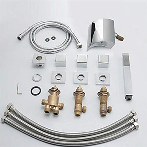 5 Hole Shower Kit with Contemporary Waterfall Tap