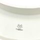 TYGERIX White EPDM Rubber Rosette Wall Covering 100 mm Flexible Rosette for Covering Boilers, Stoves and Any System Hoses Heat R