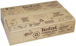 Tefal Jamie Olivers Cook's Direct Inox Lot de 3 poeles 202428 cm, Induction, Revetement antiadhesif, Indicateur de cuisson, Poigne