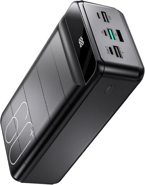 Batterie externe 60000mAh PDBEST 22,5W écran LED 4 sorties