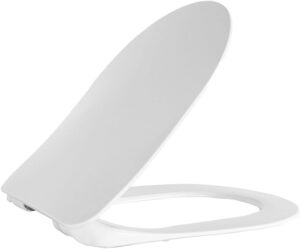41OcpKlD6JL._AC_SL1318_.jpg Rimoff White Suspended Toilet with Soft Close Lid and Bidet Tap for Water - Wall Mounting Kit Included