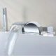 Kit de douche 5 trous avec robinet cascade contemporain