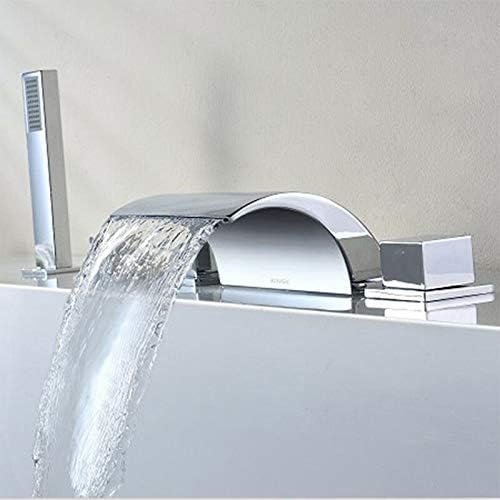 5 Hole Shower Kit with Contemporary Waterfall Tap