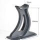 Valdern Paire de pieds de support colonnes classiques pour radiateur Gris anthracite Hauteur 100 mm
