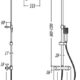 Colonne de douche thermostatique Acezanble, hauteur réglable