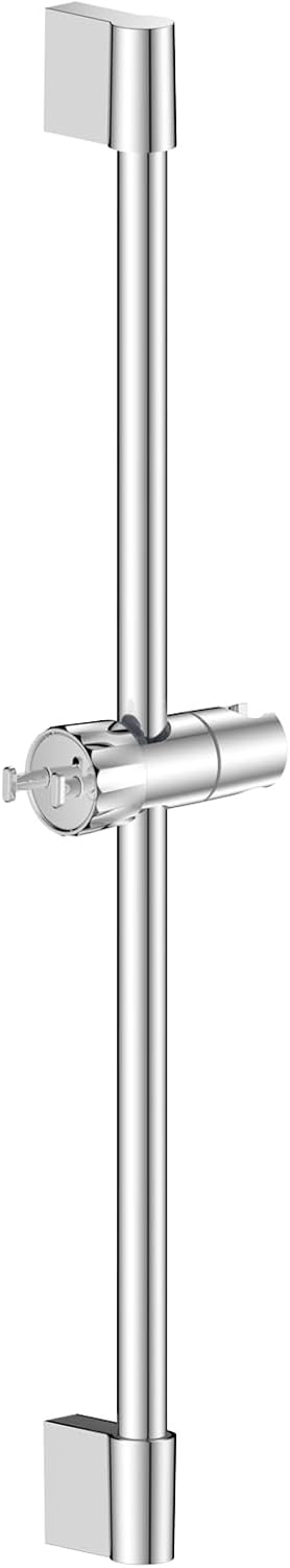 SREWOHS 70cm Stainless Steel Shower Rail with Shower Head Holder, Adjustable and 360 Rotatable (1Slider Set)