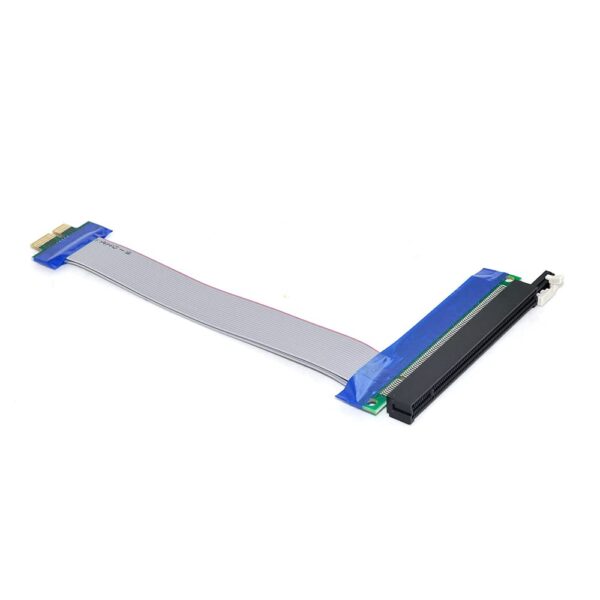 YC CY PCI-E Express 1 x to 16 x Extension Flex Extension Cable Converter Adapter Riser Card 20 cm