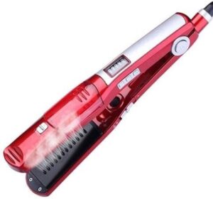 Lisseur a vapeur professionnel, a technologie ionique, avec revetement en tourmaline, max 200 C