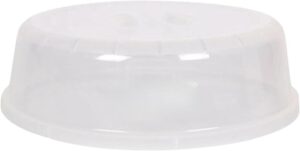 PARENCE.- Cloche pour le Micro Onde UniverselleCouvercle Alimentaire, Prevention Eclaboussures, Odeur, Cuisson Uniforme - 24cm, Tra