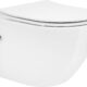41tOXH35UUL._AC_SL1200_.jpg Rimoff White Suspended Toilet with Soft Close Lid and Bidet Tap for Water - Wall Mounting Kit Included