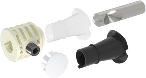 Fischer 551883 WB 9 LV Sanitary plugs, concealed mounting, WC and bidet wall-hung with side or top access
