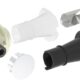 Fischer 551883 WB 9 LV Sanitary plugs, concealed mounting, WC and bidet wall-hung with side or top access
