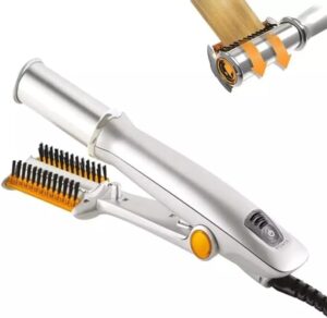 Fer a friser rotatif 2 en 1 a chaleur rapide PTC Sm liters beauty fer a lisser et a boucler 9 cm x 33 cm