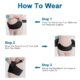51-bfSbBMcL._SL1001_-1.jpg AUYAO Ceinture de Grossesse Respirante Réglable - Soutien Abdominal/Lombaire