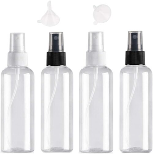 Flacon vaporisateur 100 ml Usmlicer lot de 4 transparent