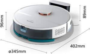Philips Serie 2000 Aspirateur-Robot - Aspiration et Lavage Simultanes, Boost Tapis, Navigation LDS, Application Homerun, 2700 Pa, 13