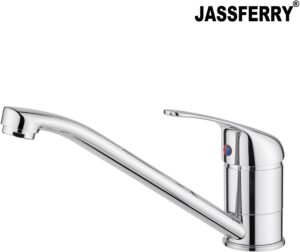 Jass Ferry Robinet de cuisine traditionnel monobloc avec bec pivotant Chrome