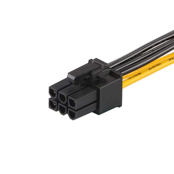 JD 5 Pack Power Cable Adapter for PCI Express (PCIe) Graphics Card 15 Pin to 6 Pin SATA