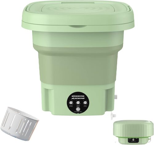 12L Machine a laver portable, Mini machine a laver, jusqu'a 1,7 kg, lave-linge de voyage, de camping, Pour Sous Vetements,Chaussette