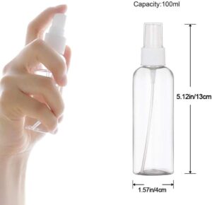 512DGFp35L._AC_SL1000_.jpg Flacon vaporisateur 100 ml Usmlicer lot de 4 transparent
