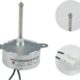CHANCS TYC-40 AC 12V 5RPM Moteur synchrone 46MM Longueur de l'arbre pour decoration de Noel a fibre optique