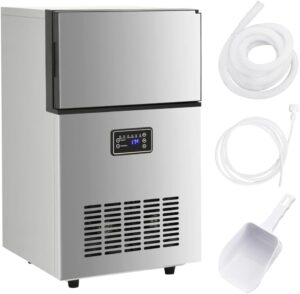 Machine à glaçons vidaXL argentée 45 kg/24 h automatique