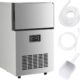 Machine à glaçons vidaXL argentée 45 kg/24 h automatique