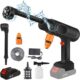 Nettoyeur haute pression sans fil, 21 V maximum, 95 bar, portable, avec batterie 7500 mAh, buse 6 en 1, pulverisateur de mousse, net
