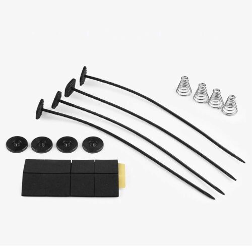 516LkJ9ehL._SL1001_.jpg QLING Kit de montage universel pour ventilateur automobile - Accessoires de fixation pour la plupart des ventilateurs de radiateur (