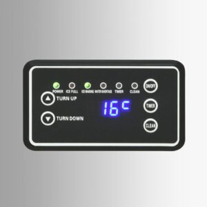 Machine à glaçons vidaXL argentée 45 kg/24 h automatique