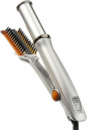 Fer a friser rotatif 2 en 1 a chaleur rapide PTC Sm liters beauty fer a lisser et a boucler 9 cm x 33 cm