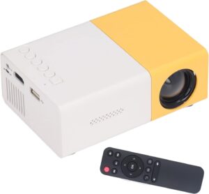 Tbest Video Projector, Projector, 4K Projector, 16 9 Projector, Portable Projector 24 to 60 Inches Resolution 192080 Large En Projec