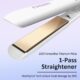 Faszin Lisseur Cheveux, Plaques en Titane Lisse, Chauffe Rapide en 20S, Fer a Lisser Ionique Protect, Ecran LCD, Voltage Universel,