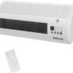 Bakaji Radiateur ventilateur ceramique electrique mural avec telecommande 2 niveaux de puissance selectionnables 1000 W2 000 W, aff