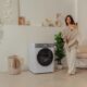 Cecotec Lave-linge Sechant 10-6 kg Chargement Frontal Bolero WashDry 10680 Inverter B. 1400 trmin, 16 Programmes, Moteur Inverter