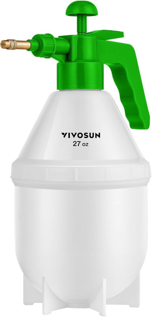Pulvérisateur à pression VIVOSUN 0,8 L, buse laiton réglable