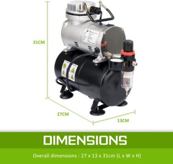 Dynamic Power HB-AS186 Air Compressor 16HP 20-23Lmin with 3 Litre Tank