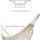 Hamac d'exterieur, Double Coton, hamac bresilien de Jardin, Convient pour 2 Adultes ideal pour Porche, Voyage, Camping(Max Load 450