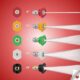 PHOENIX - Pack de 5 buses, jet plat, jet droit et mousse pour PRO et DORSAL SPRAYER, Rouge, Orange, Vert, Noir, Blanc