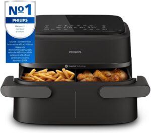 Philips Air Fryer Series 1000 Double Basket 7.1L RapidAir