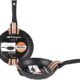 Poêle aluminium forgé 22 cm Orbegozo antiadhésive noire