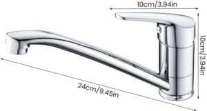 Minnhua Laiton Robinet De Cuisine Pivotant A 360 Robinet De Cuisine Eau Froide Et Chaude Mitigeur D'evier De Cuisine Avec Pivotant