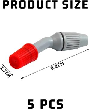 QEEQPF Lot de 5 Plastique buses de pulverisation, accessoires de pulverisation d'irrigation de jardin, pieces de rechange pulverisat