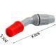 QEEQPF Lot de 5 Plastique buses de pulverisation, accessoires de pulverisation d'irrigation de jardin, pieces de rechange pulverisat