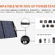 100W Solar Panel for Power Plant, Solar Charge Portable Fast Charge USB A QC3.0 PD 60W DC Ports USB-C IP65 IP65 for SolarPower Gene
