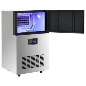51GlnJMGOfL._SL1024_.jpg Machine à glaçons argentée – production 45 kg/24 h